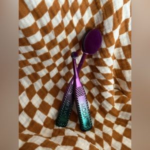 Moda Makeup Brushes Metallic Purple